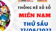 Thống kê XSMN 27/08/2022 – Thống kê KQXS Miền Nam ngày 27/08/2022