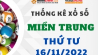 Thống kê XSMT 16/11/2022 – Thống kê KQXS Miền Trung ngày 16/11/2022