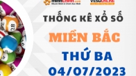 Thống kê XSMB 04/07/2023 – Thống kê KQXS Miền Bắc ngày 04/07/2023