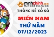 Thống kê XSMN 07/12/2023 – Thống kê KQXS Miền Nam ngày 07/12/2023