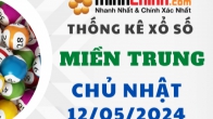 Thống kê XSMT 12/05/2024 – Thống kê KQXS Miền Trung ngày 12/05/2024