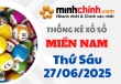 Thống kê XSMN 27/06/2025 – Thống kê KQXS Miền Nam ngày 27/06/2025