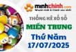 Thống kê XSMT 17/07/2025 – Thống kê KQXS Miền Trung ngày 17/07/2025