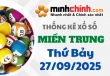 Thống kê XSMT 27/09/2025 – Thống kê KQXS Miền Trung ngày 27/09/2025